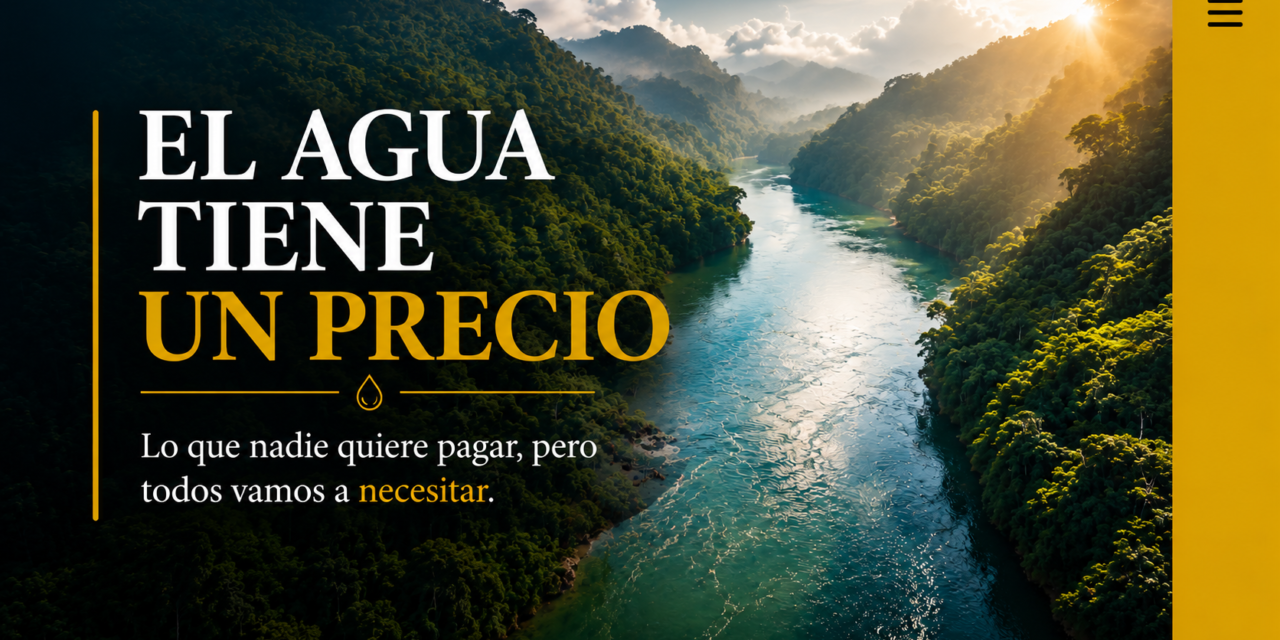 El agua tiene un precio: lo que nadie quiere pagar y todos vamos a necesitar