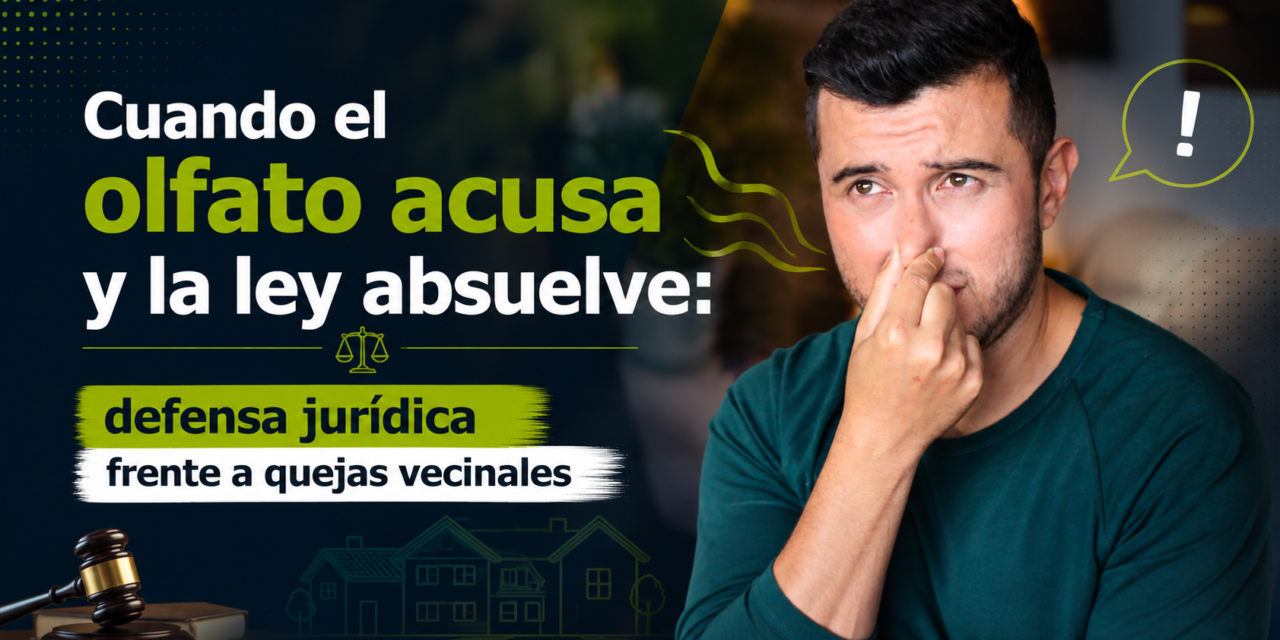 Cuando el olfato acusa y la ley absuelve: defensa jurídica frente a quejas vecinales