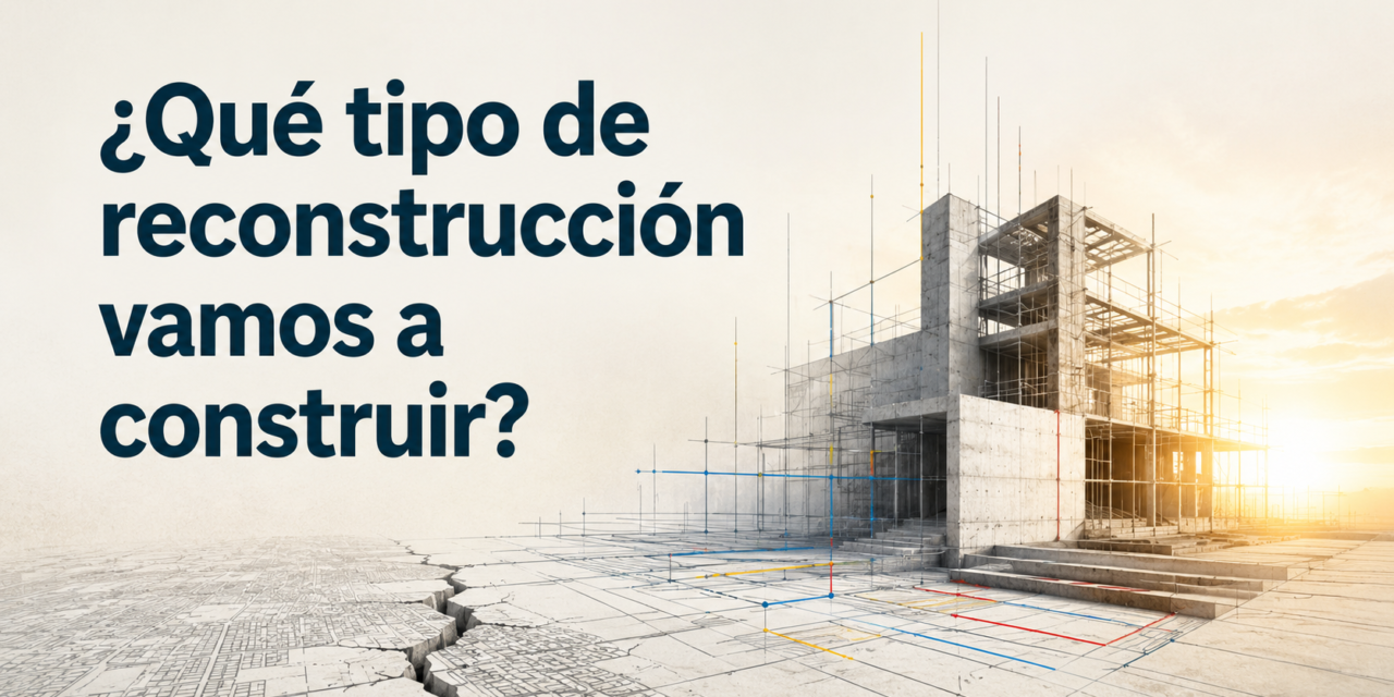 ¿Qué tipo de reconstrucción vamos a construir?