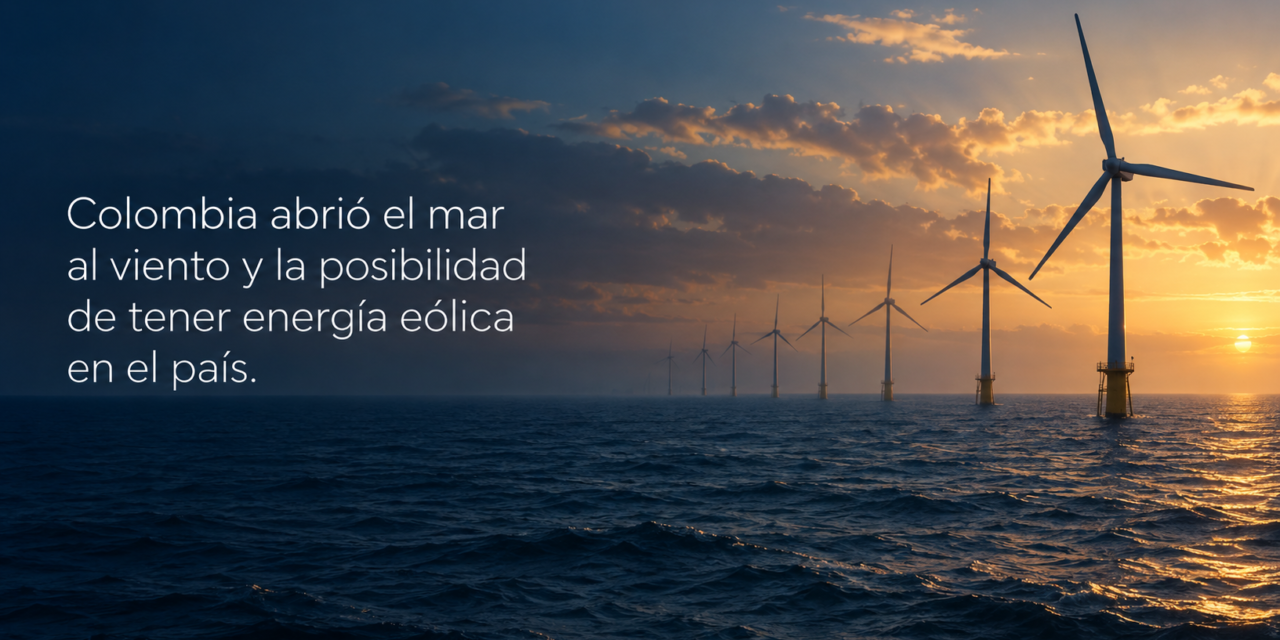 Colombia abrió el mar al viento y la posibilidad de tener energía eólica en el país.